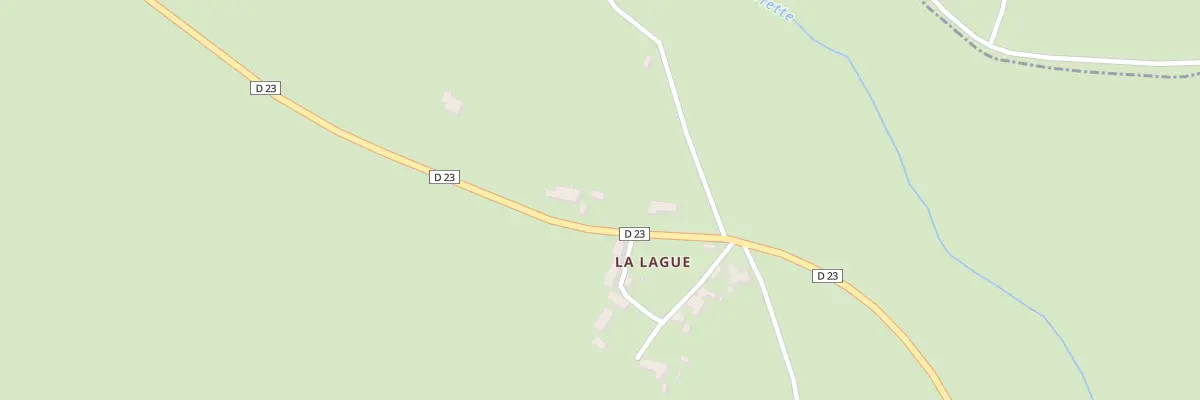 Plan du 6 La Lague à Tréauville