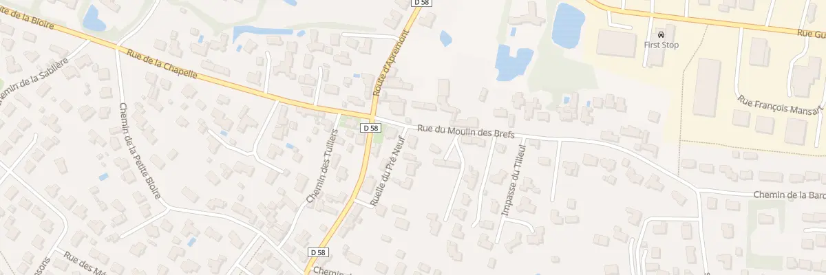 Plan du 4 Rue du Moulin des Brefs à Challans