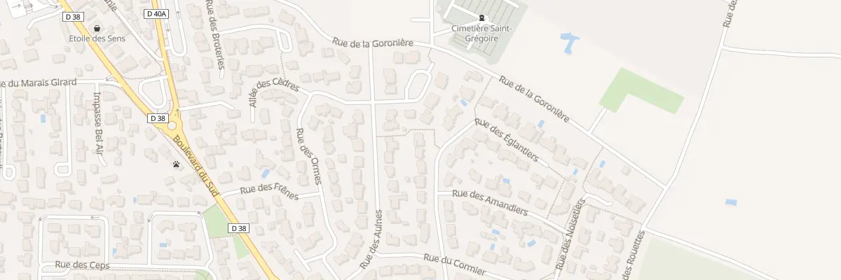 Plan du 12 Rue des églantiers à Bretignolles-sur-Mer