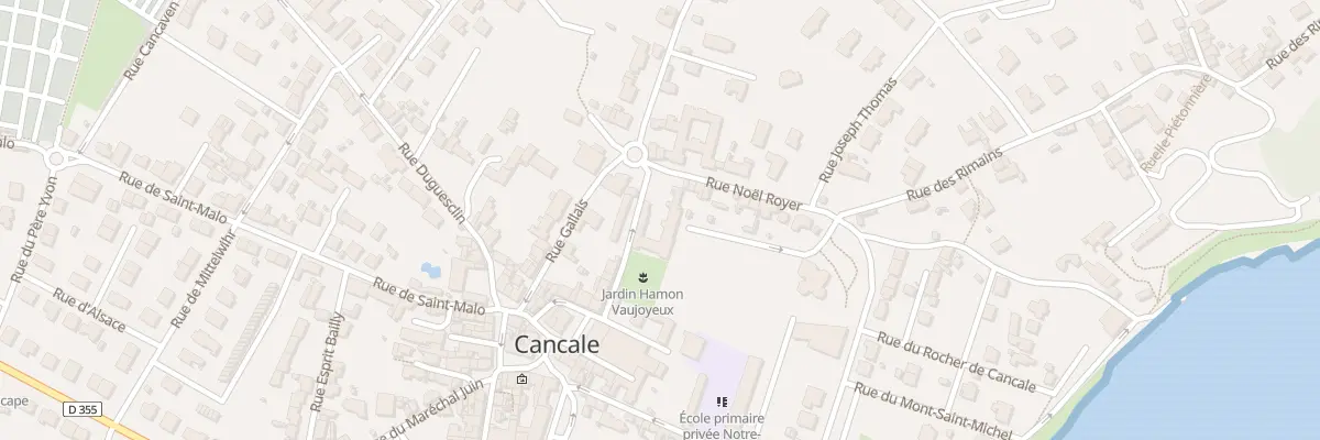 Plan du 6 Rue Hamon Vaujoyeux à Cancale