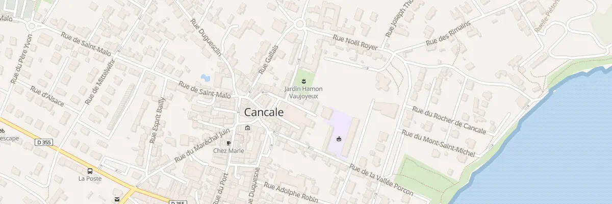 Plan du 2 Rue Hamon Vaujoyeux à Cancale