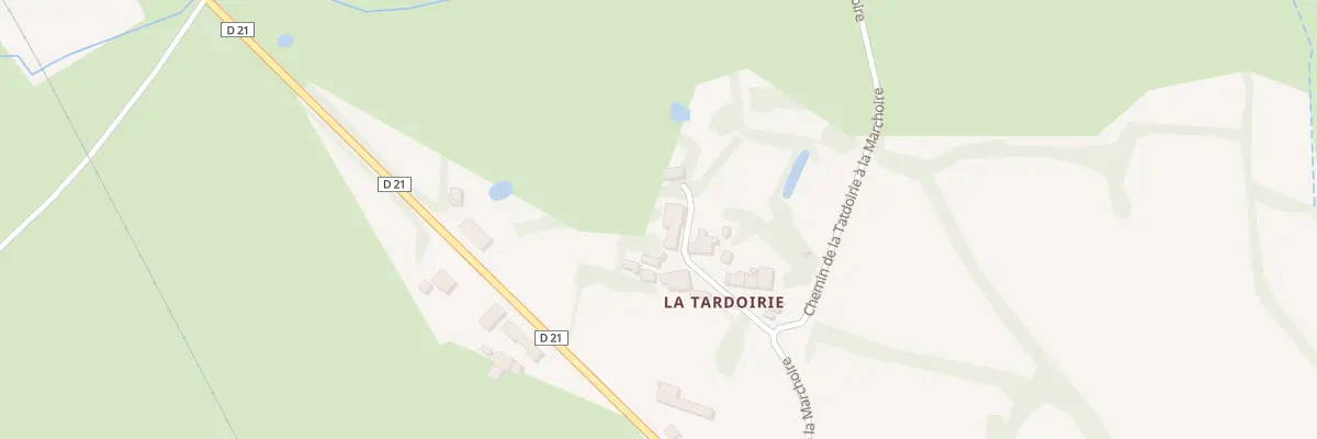 Plan du 283 Che de la Tardoirie à La Garnache