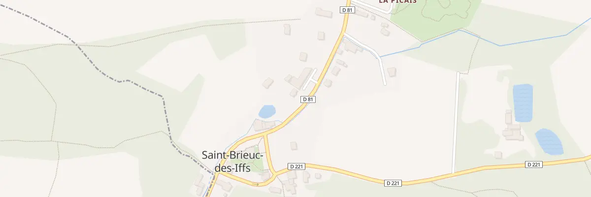 Plan du 5175 Le Bourg à Saint-Brieuc-des-Iffs