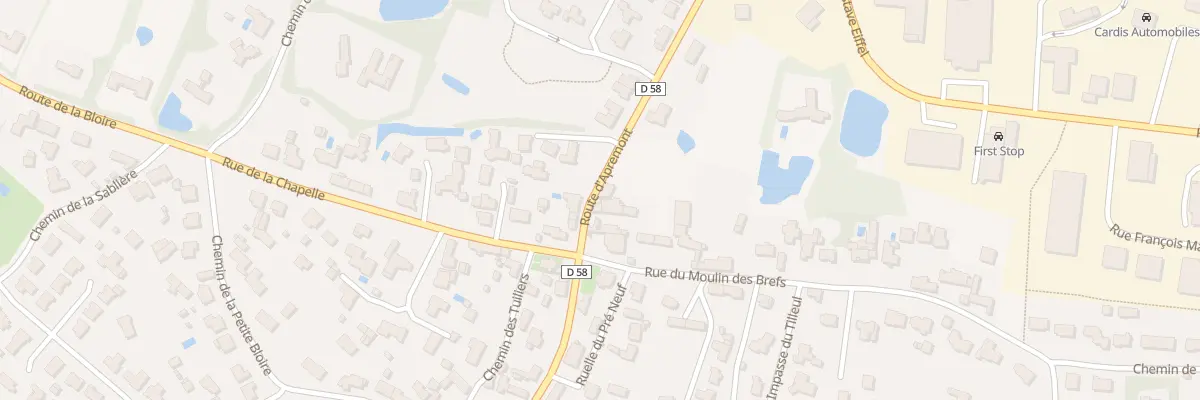 Plan du 35A Rte d’Apremont à Challans