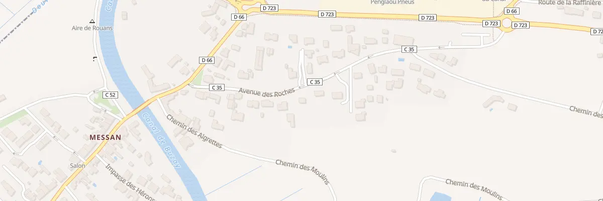 Plan du 16 Av des Roches à Rouans