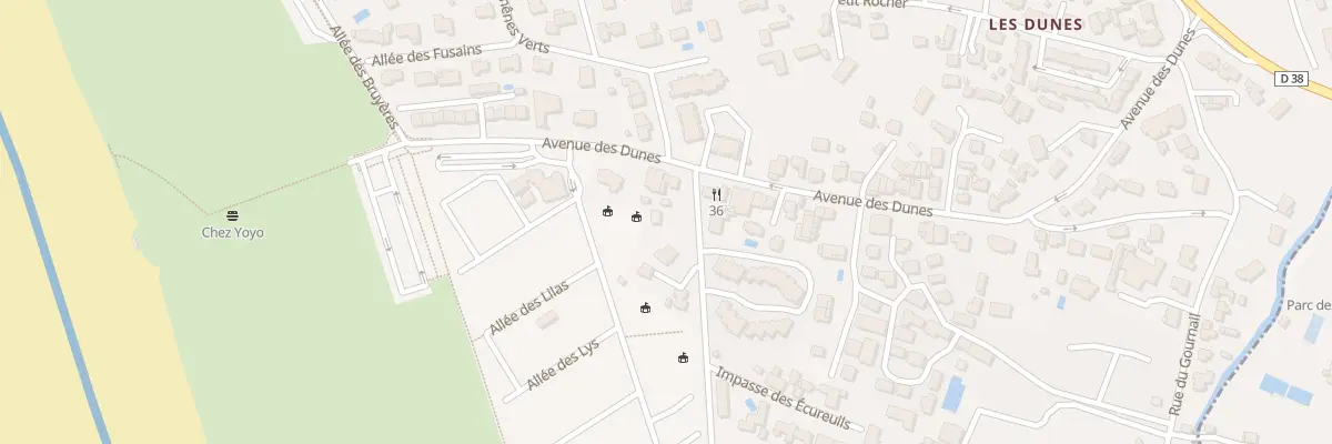 Plan du 1 Rue des oiseaux à Bretignolles-sur-Mer
