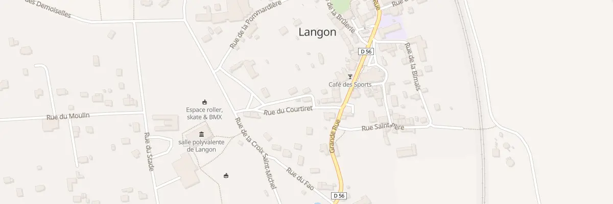 Plan du 14 Rue du Courtiret à Langon