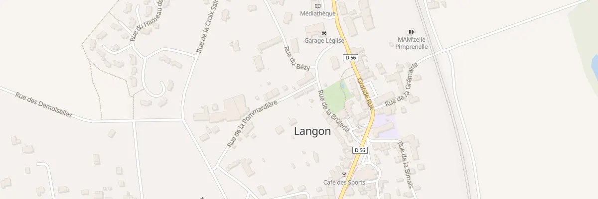 Plan du 3 Rue de la Pommardière à Langon