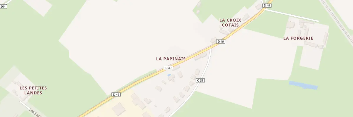 Plan du 7 La Papinais à Cordemais