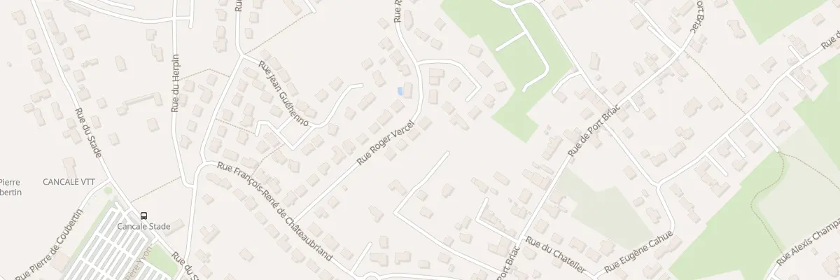 Plan du 12 Rue Roger Vercel à Cancale