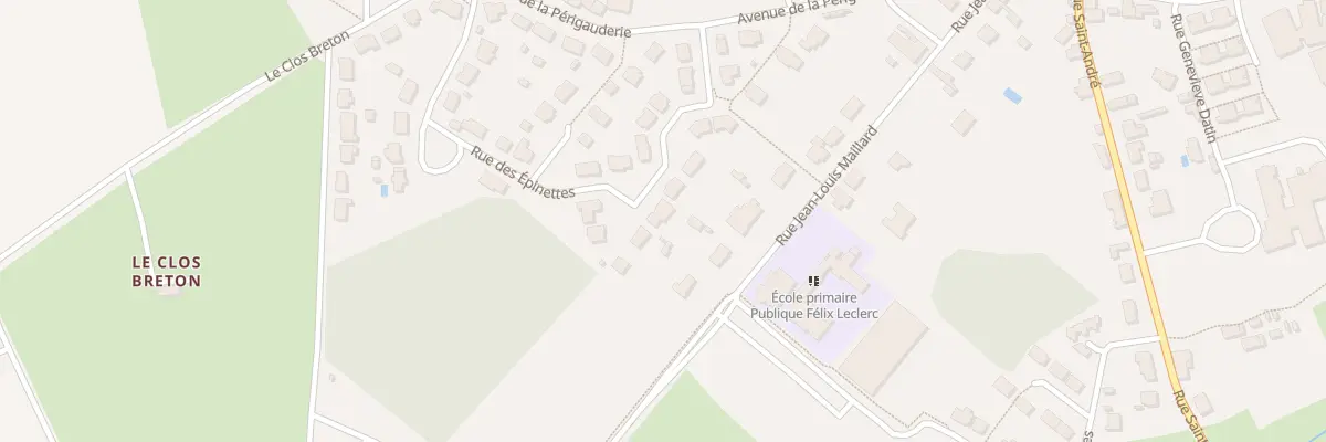 Plan du 14 Rue des Epinettes à Bouvron