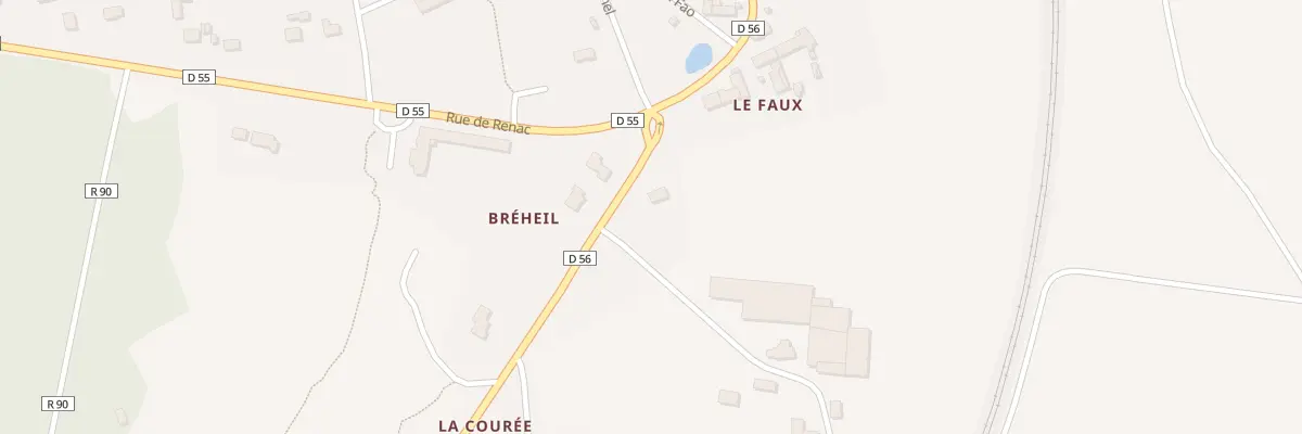 Plan du 1 Rue de Beslé à Langon