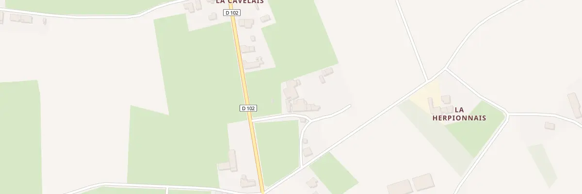 Plan du 5504 La Cavelais à Bouvron