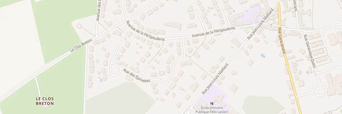 Plan du 5 Rue des Epinettes à Bouvron
