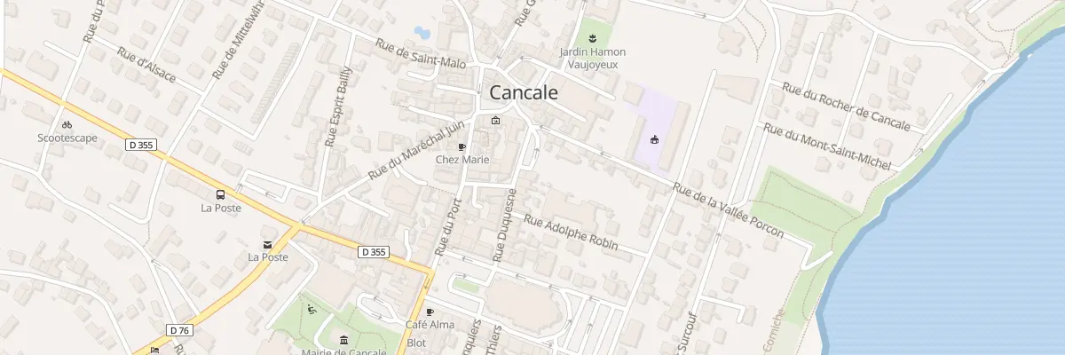 Plan du 2 Pl du Marché à Cancale