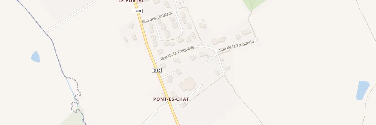 Plan du 6 Rue de la Troquerie à Langan