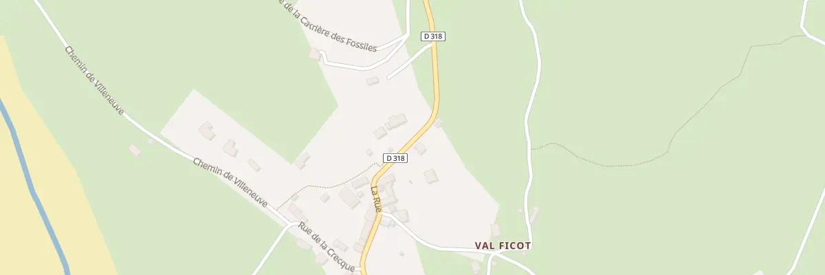 Plan du 40 La Rue - Vauville à La Hague