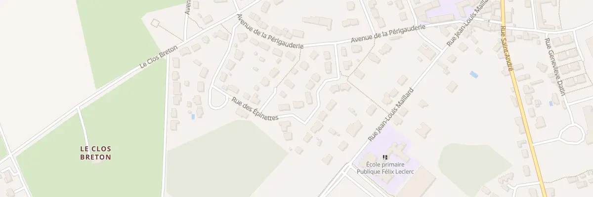 Plan du 11 Rue des Epinettes à Bouvron