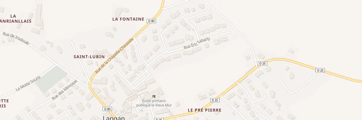Plan du 17 Rue Eric Tabarly à Langan