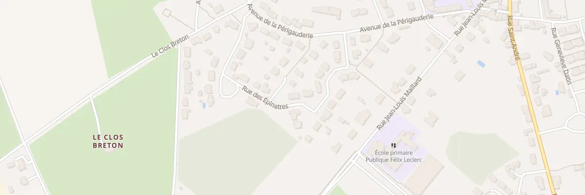 Plan du 13 Rue des Epinettes à Bouvron