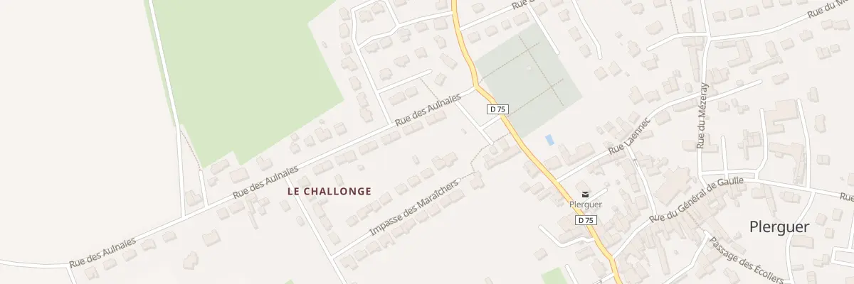Plan du 5 Rue des Aulnaies à Plerguer