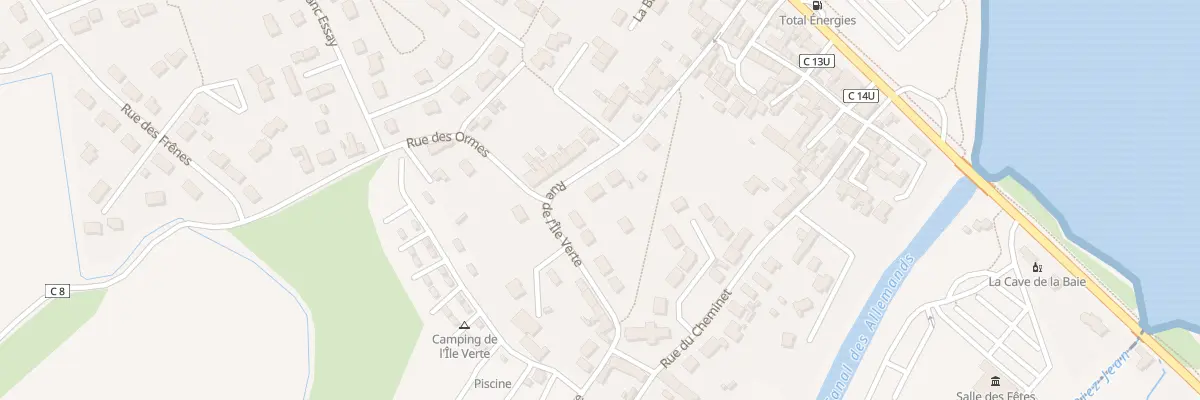 Plan du 13 Rue de l’Ile Verte à Saint-Benoît-des-Ondes