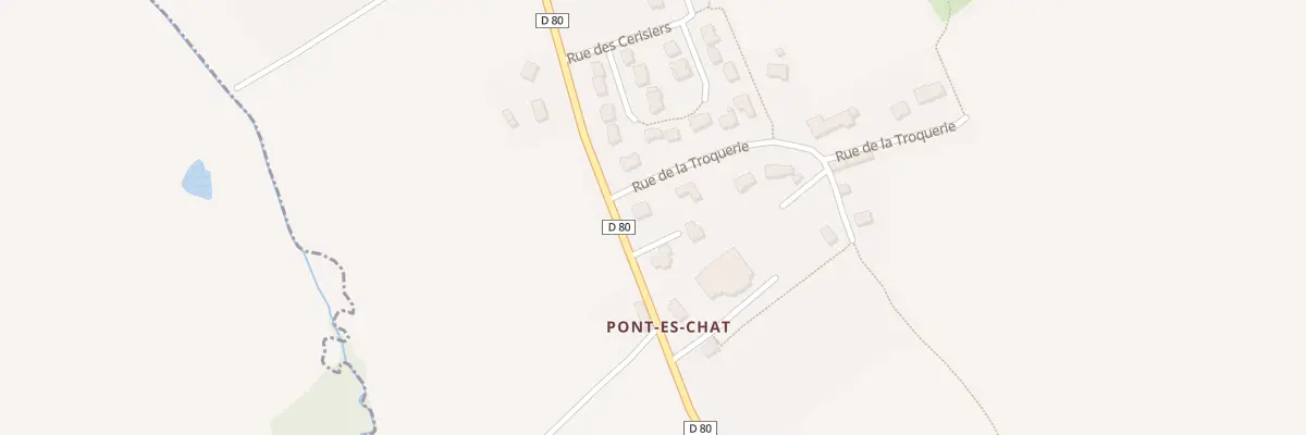 Plan du 2 Rue de la Troquerie à Langan