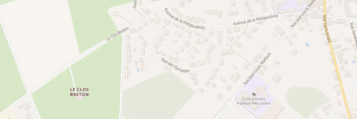 Plan du 23 Rue des Epinettes à Bouvron