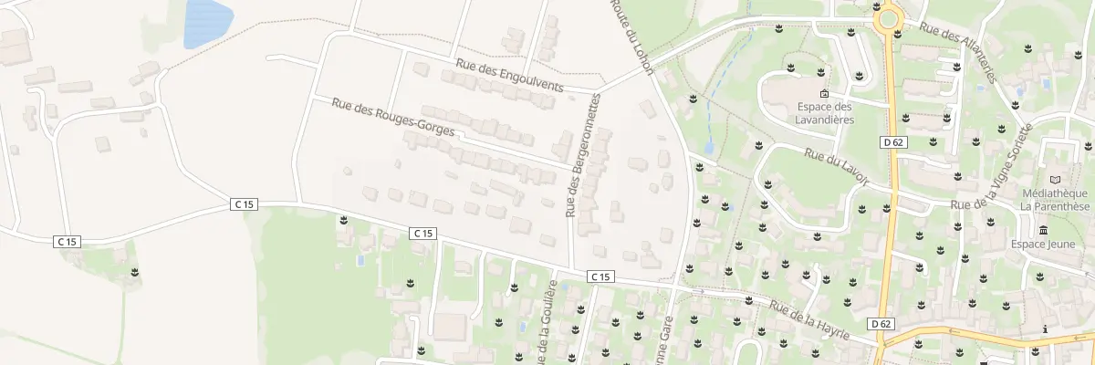 Plan du 3 Rue des Rouges gorges à Goven