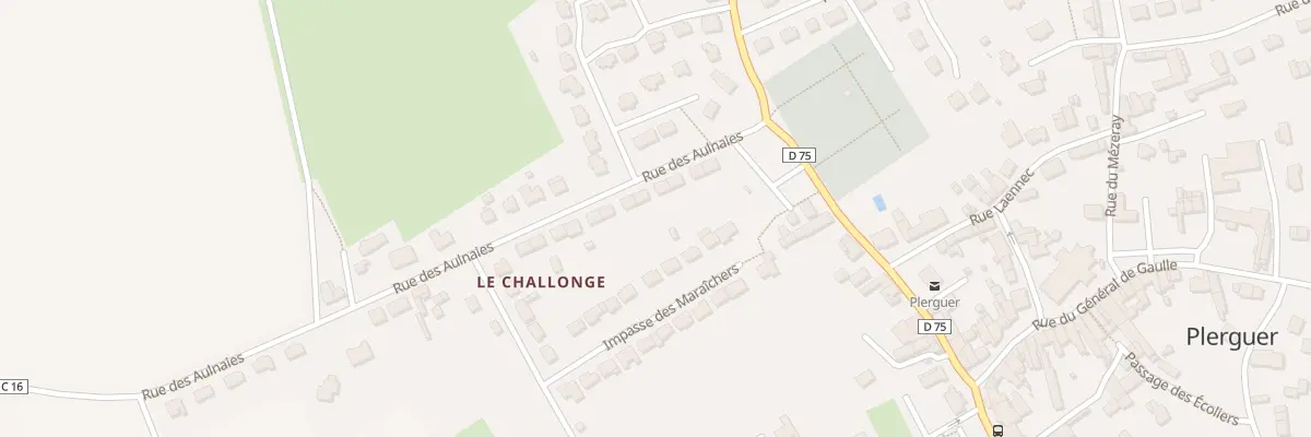 Plan du 9 Rue des Aulnaies à Plerguer
