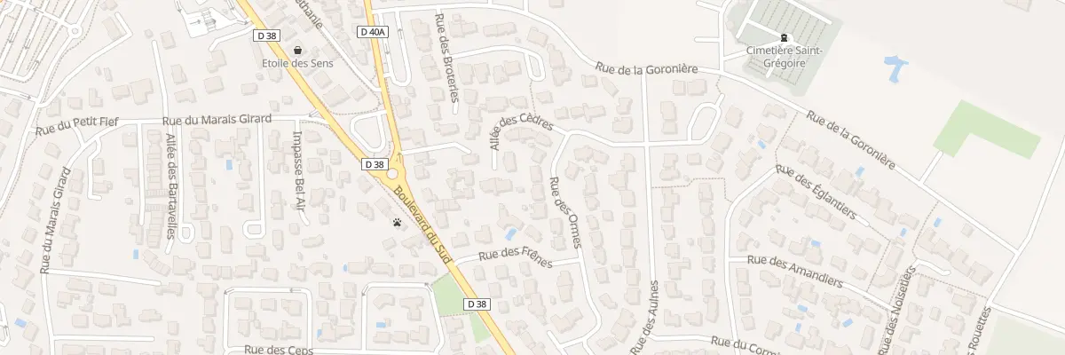 Plan du 9 Rue des ormes à Bretignolles-sur-Mer