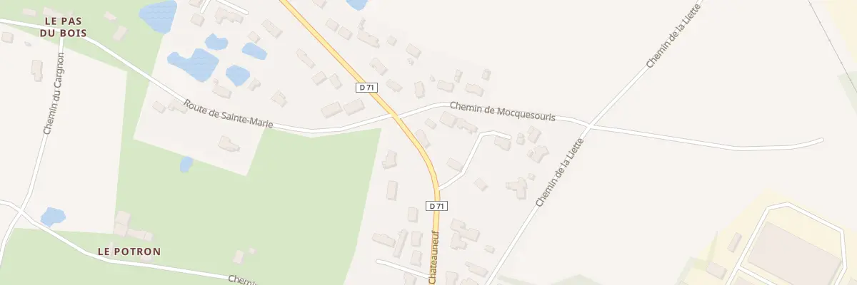 Plan du 390 Rte de Châteauneuf à La Garnache