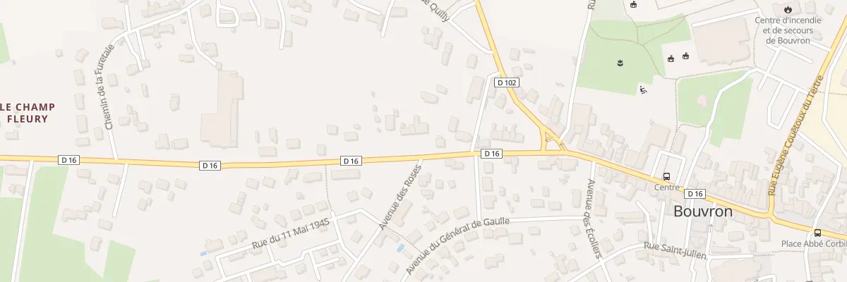 Plan du 15 Rue de Bardoux à Bouvron