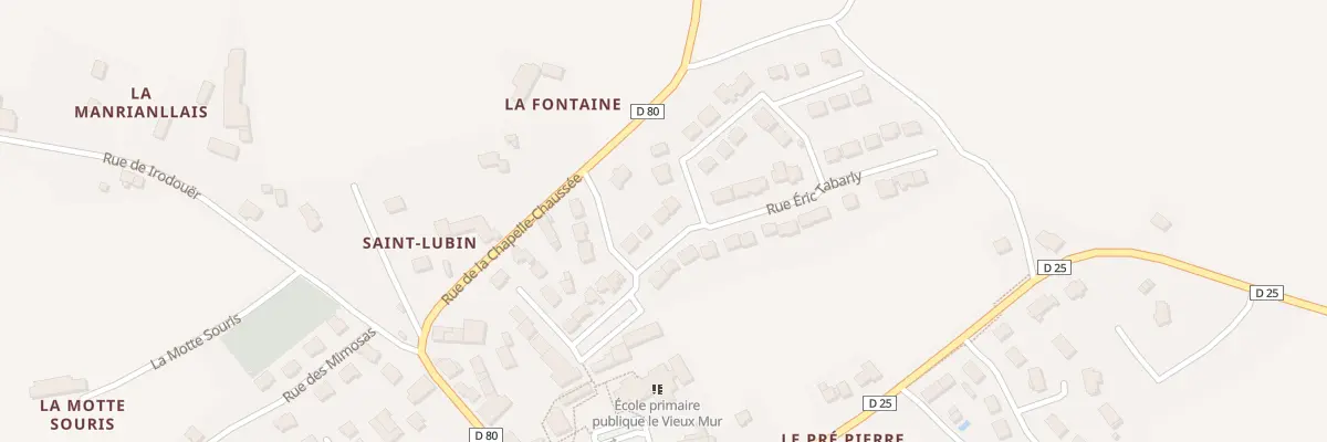 Plan du 6 Rue Eric Tabarly à Langan