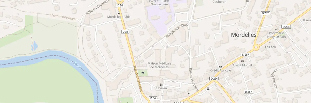 Plan du 8 Rue Jeanne d’Arc à Mordelles