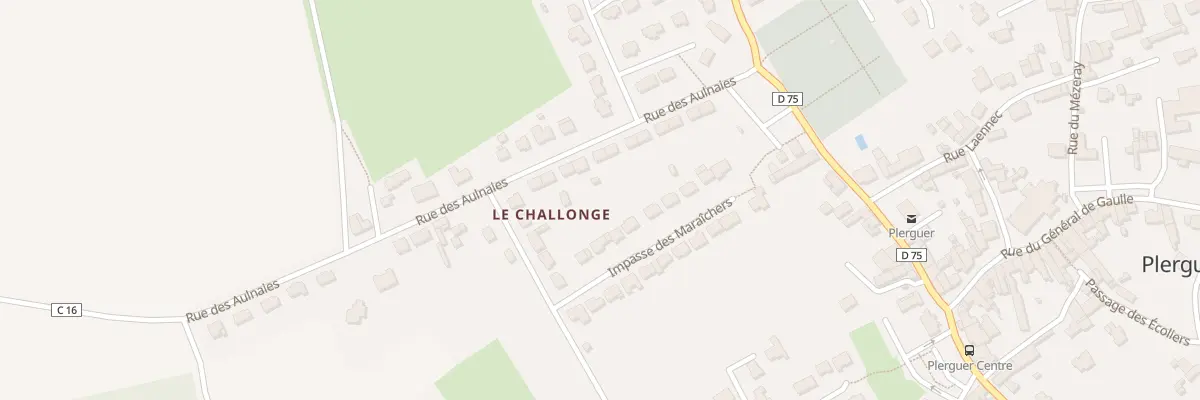 Plan du 17 Rue des Aulnaies à Plerguer