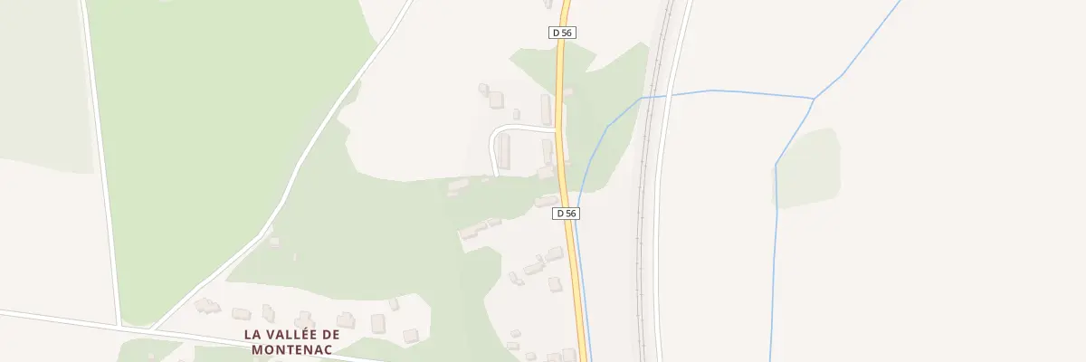 Plan du 55 La Gare à Langon
