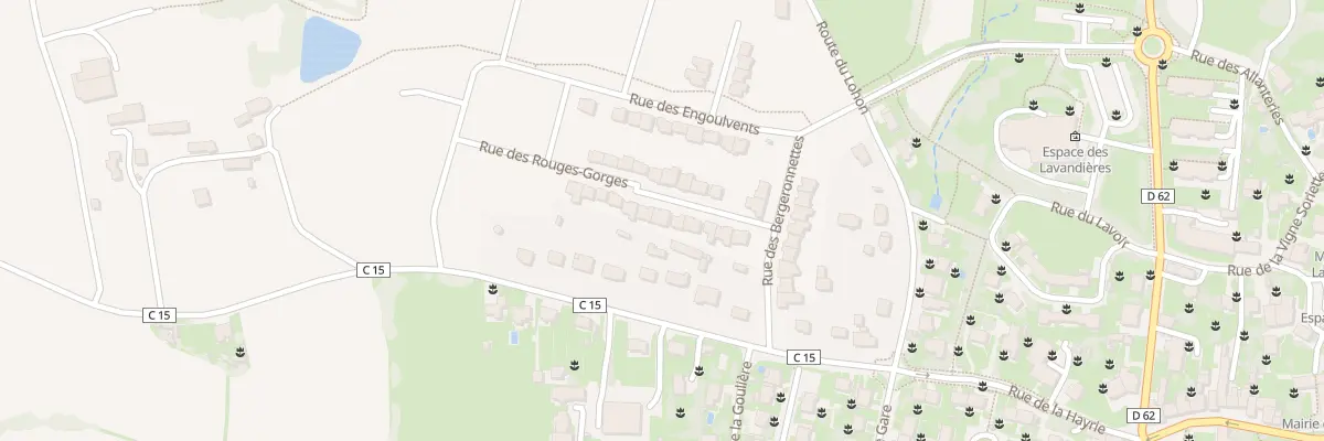 Plan du 13 Rue des Rouges gorges à Goven