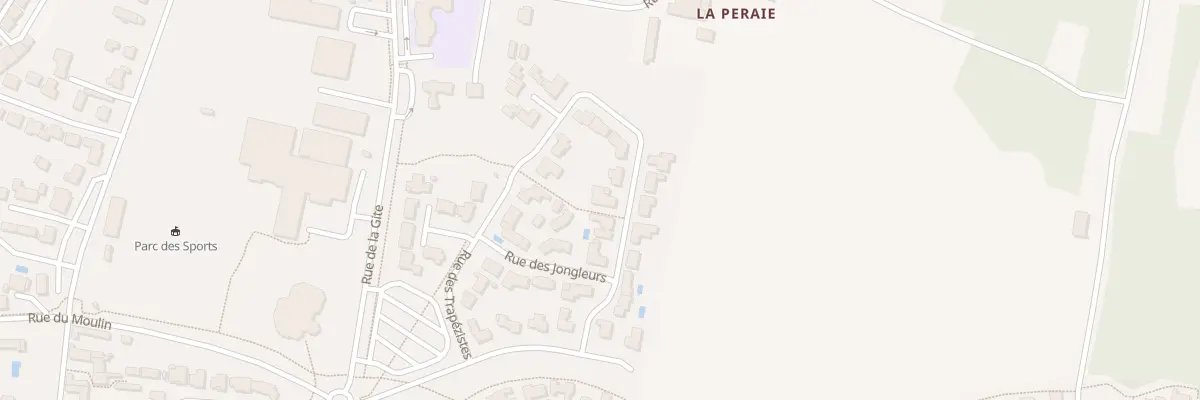 Plan du 28 Rue des trapézistes à Bretignolles-sur-Mer