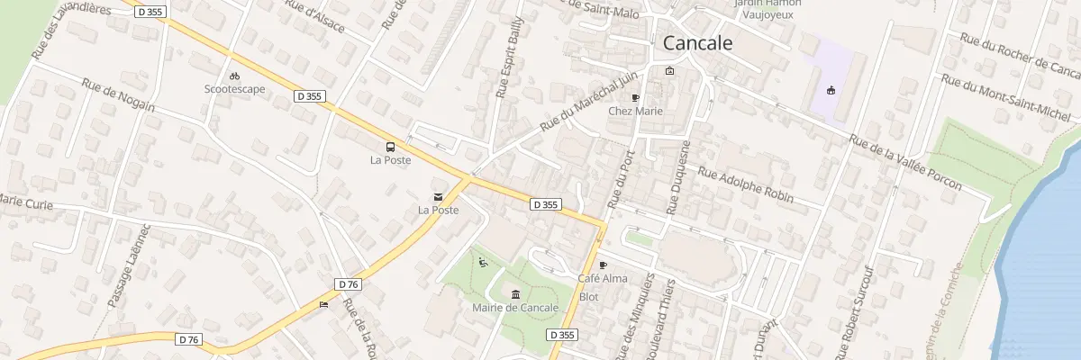 Plan du 8 Rue Gal Leclerc à Cancale