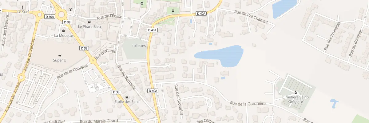 Plan du 20 Rte de la Goronnière à Bretignolles-sur-Mer
