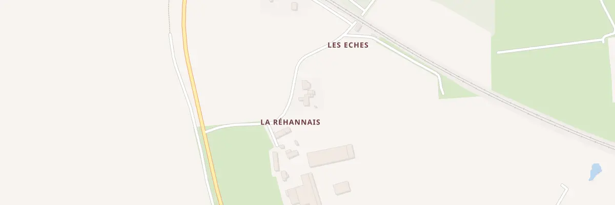 Plan du 5244 La Réhannais à La Chapelle-Thouarault