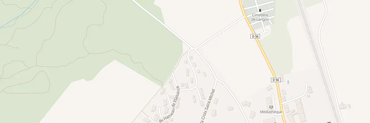 Plan du 57 Rue Hameau de Plaisance à Langon