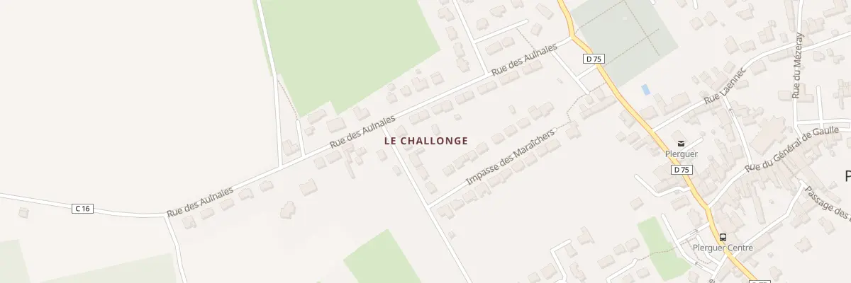 Plan du 23 Rue des Aulnaies à Plerguer