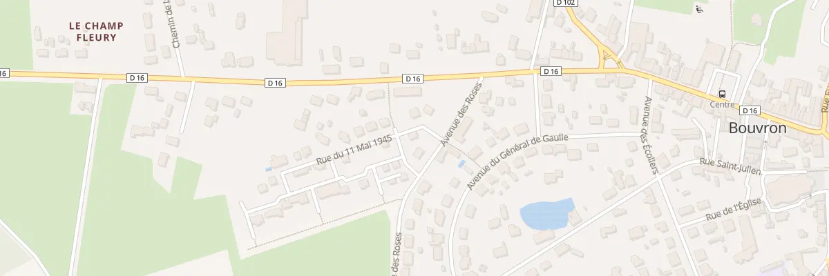 Plan du 1 Rue La Prairie du Grand Clos à Bouvron