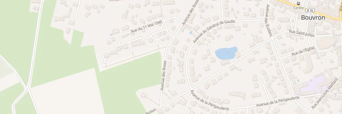 Plan du 14 Av des Roses à Bouvron