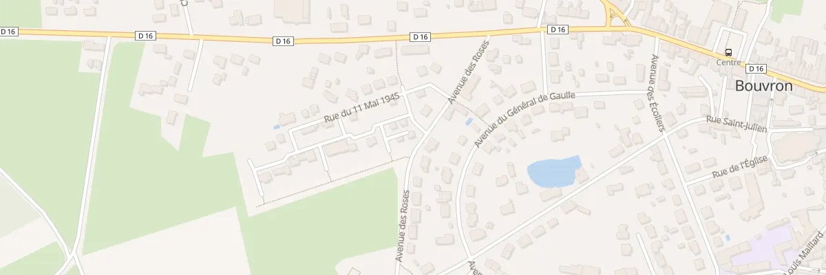Plan du 8 Rue La Prairie du Grand Clos à Bouvron
