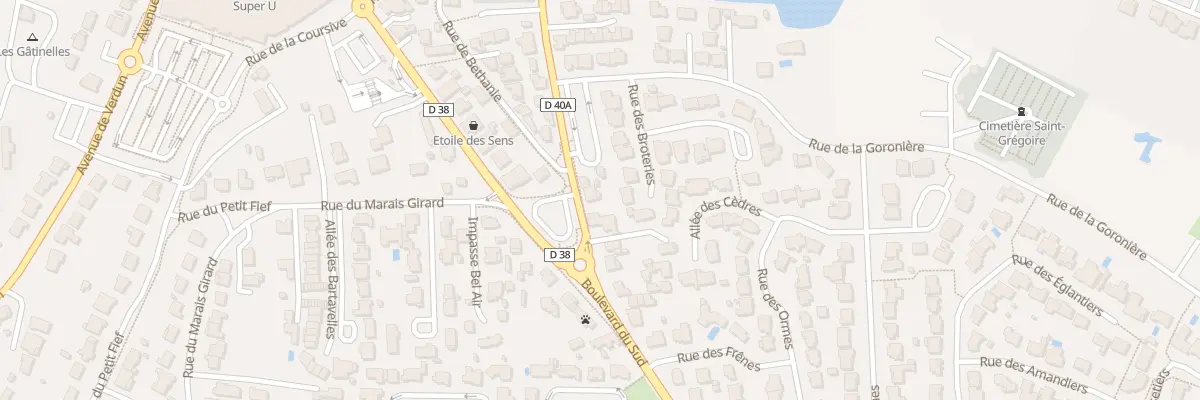 Plan du 24 Rue des chênes verts à Bretignolles-sur-Mer