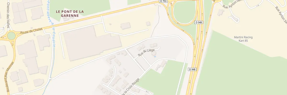 Plan du 11 Rue du Liège à Challans