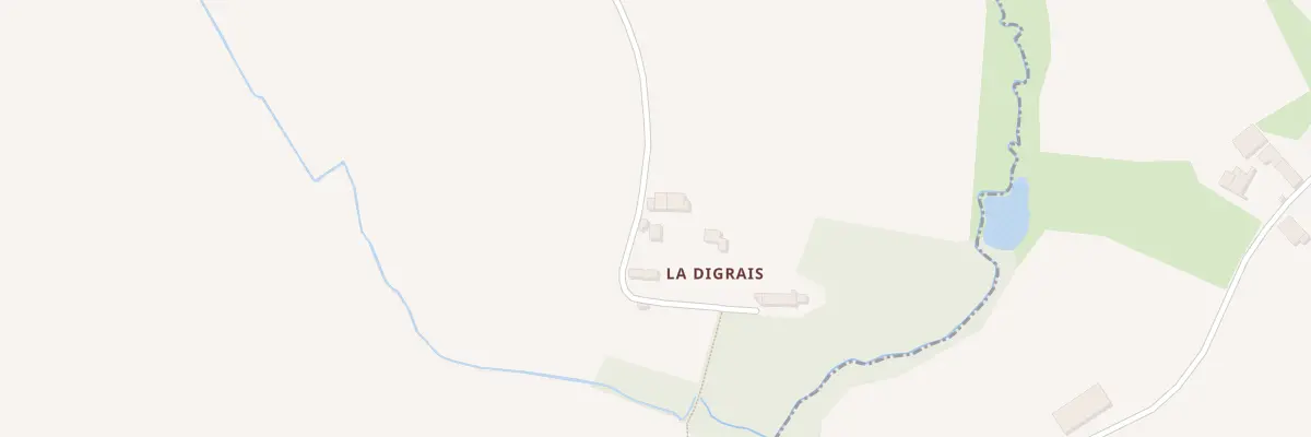 Plan du 5430 La Digrais à Saint-M’Hervé